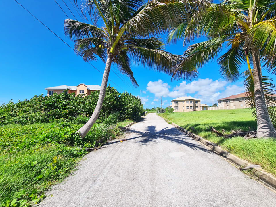 Streetscape - land on the left